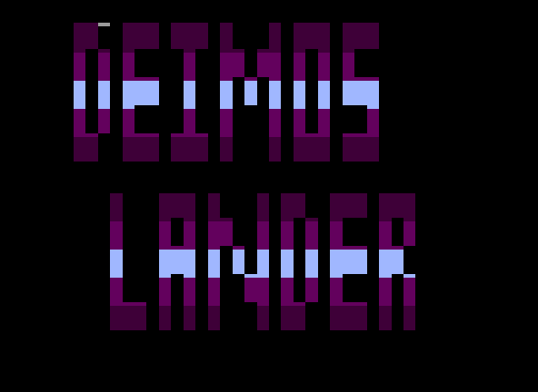 Deimos Lander v0.1 by Jerason Banes Title Screen